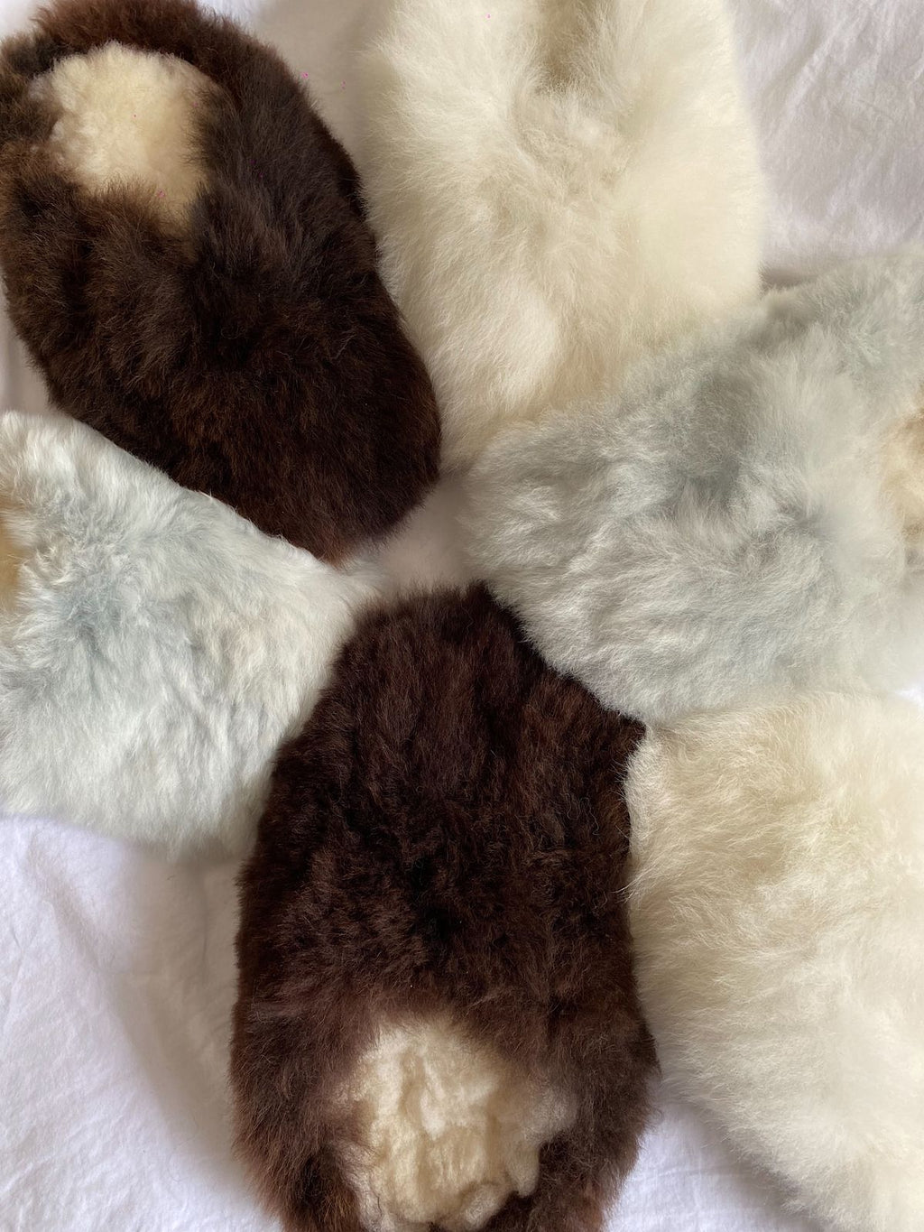 Simoné Sleepwear USA Alpuffas - Genuine Alpaca Slippers — in-use photo
