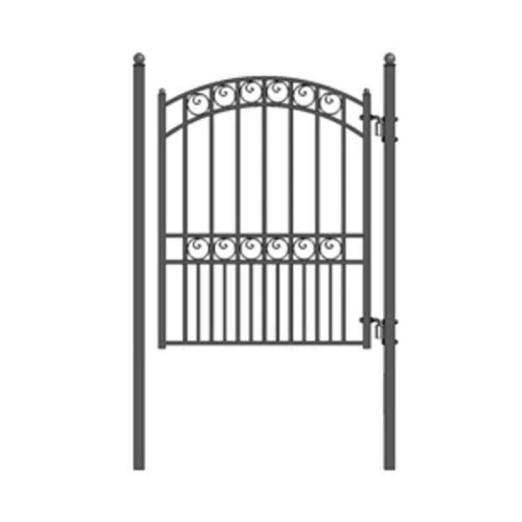 5FT Heavy-Duty Paris Powder-Coated Galvanized Steel Pedestrian Gate (SAK14563) – SAKSBY WHOLESALE, view 4