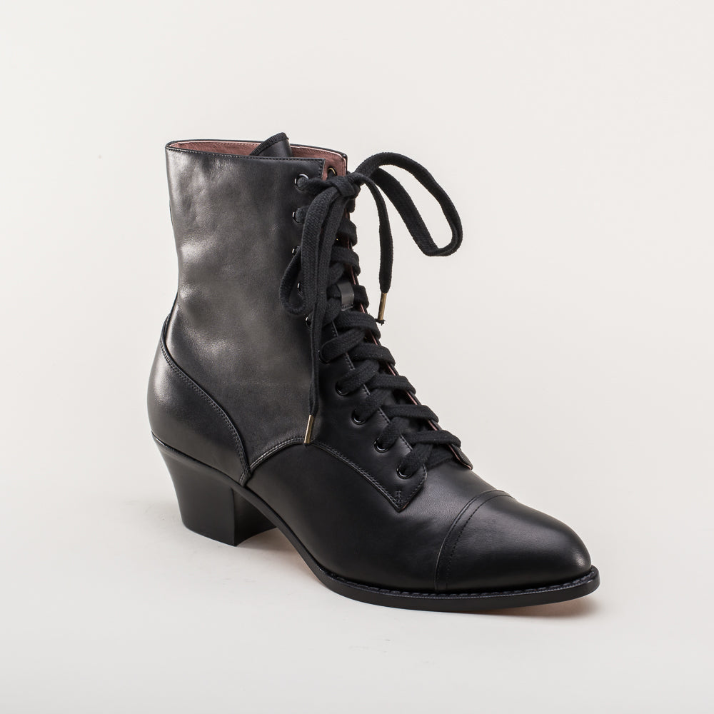 American Duchess Paris Boots (Black) — lifestyle context