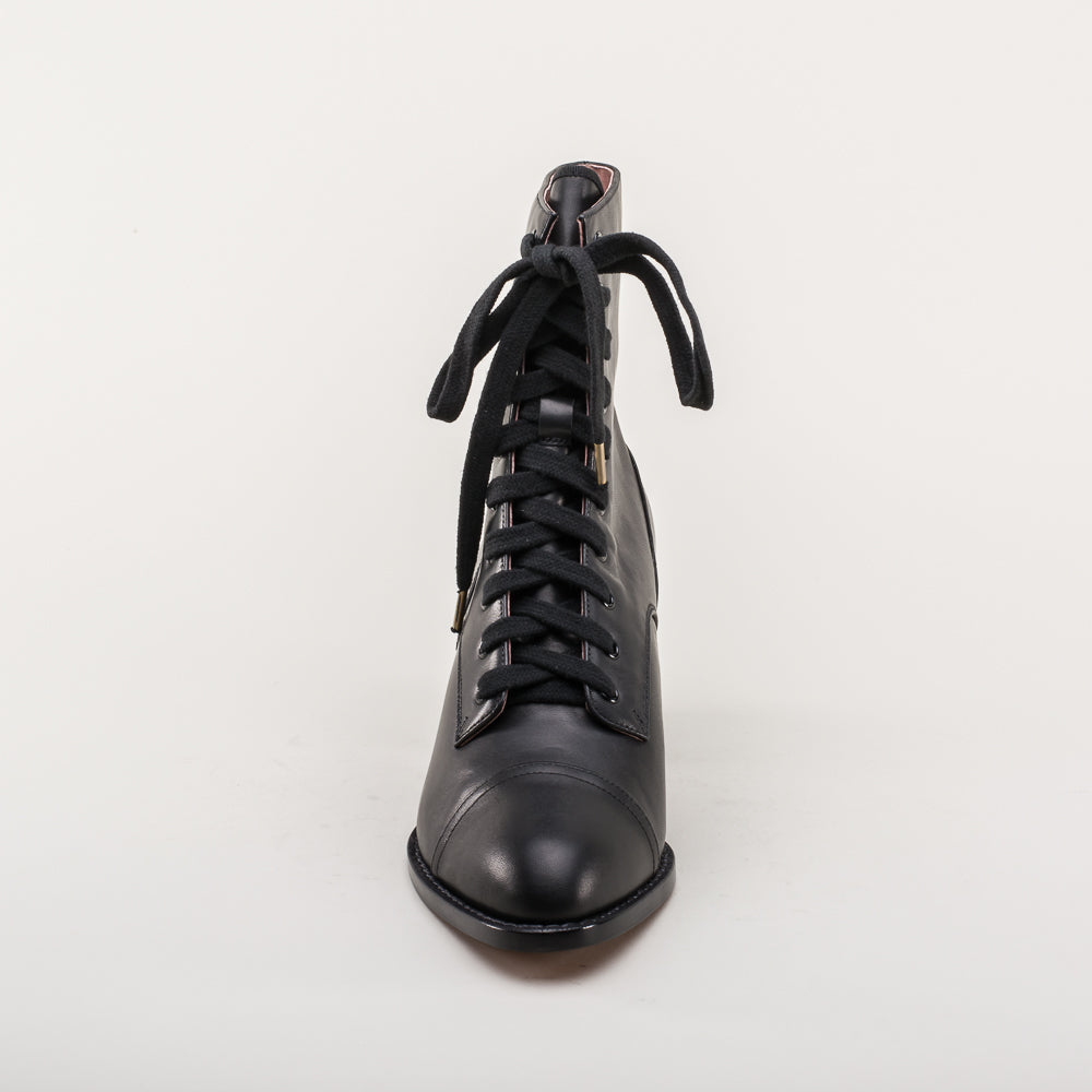 American Duchess Paris Boots (Black) — detail close-up