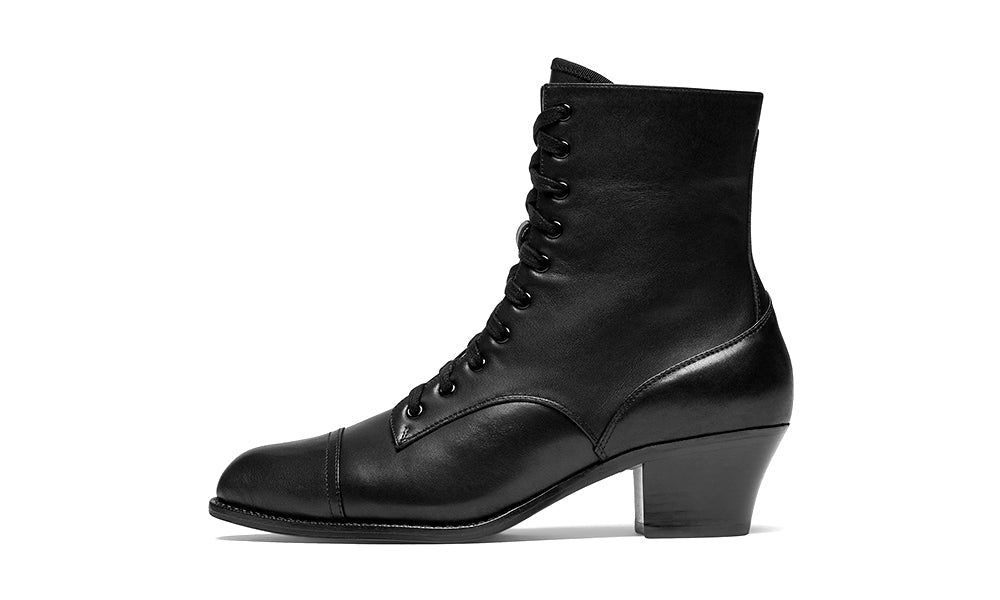 American Duchess Paris Boots (Black) — side view