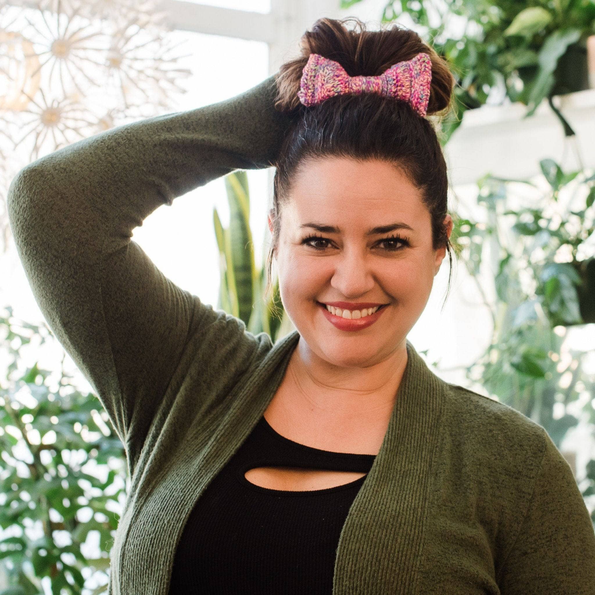 Darn Good Yarn Party Animal Bow Tie Crochet Kit — main product shot