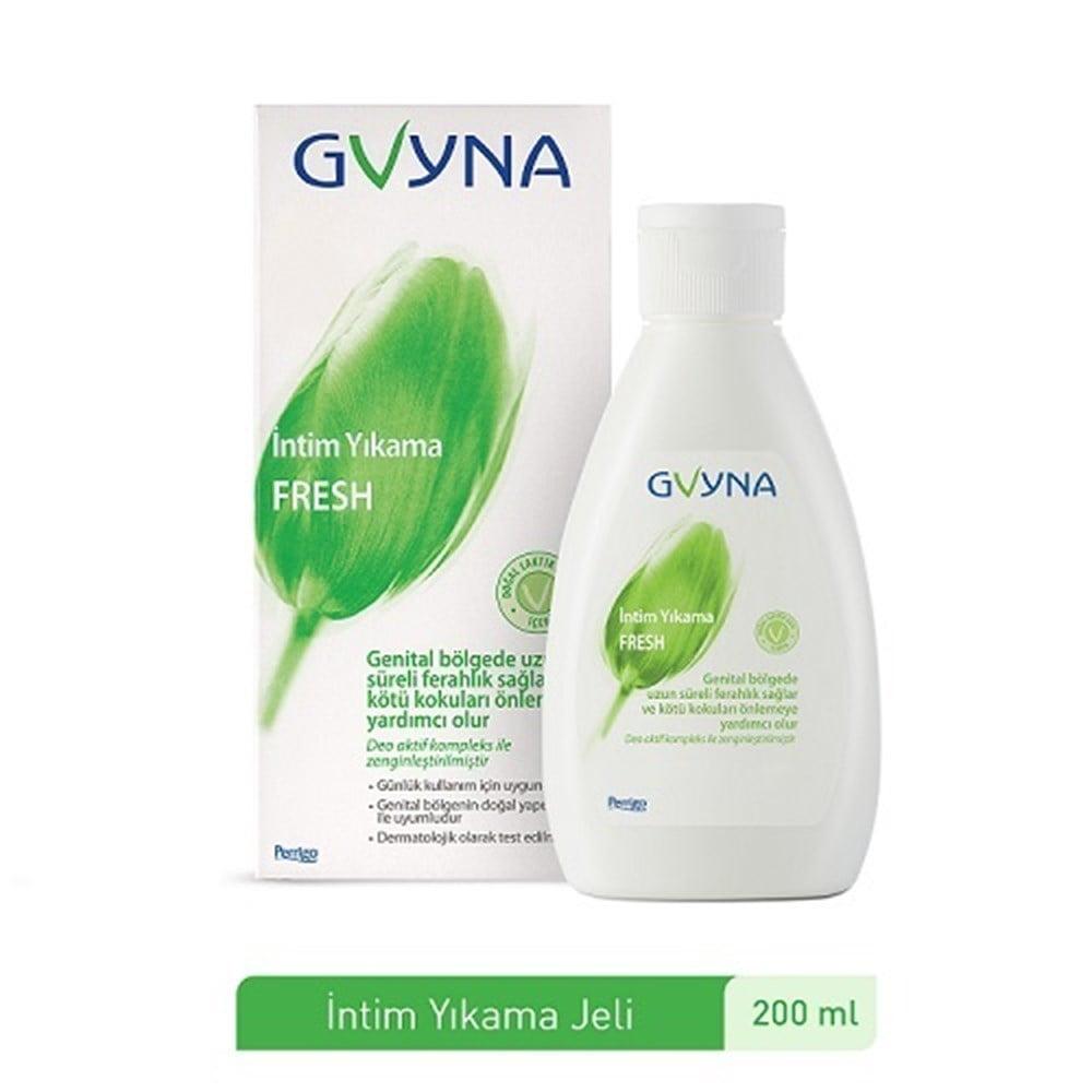 GVYNA Intimate Wash Fresh 200ml - Gynecologically Tested, Hypoallergenic Feminine Hygiene Solution