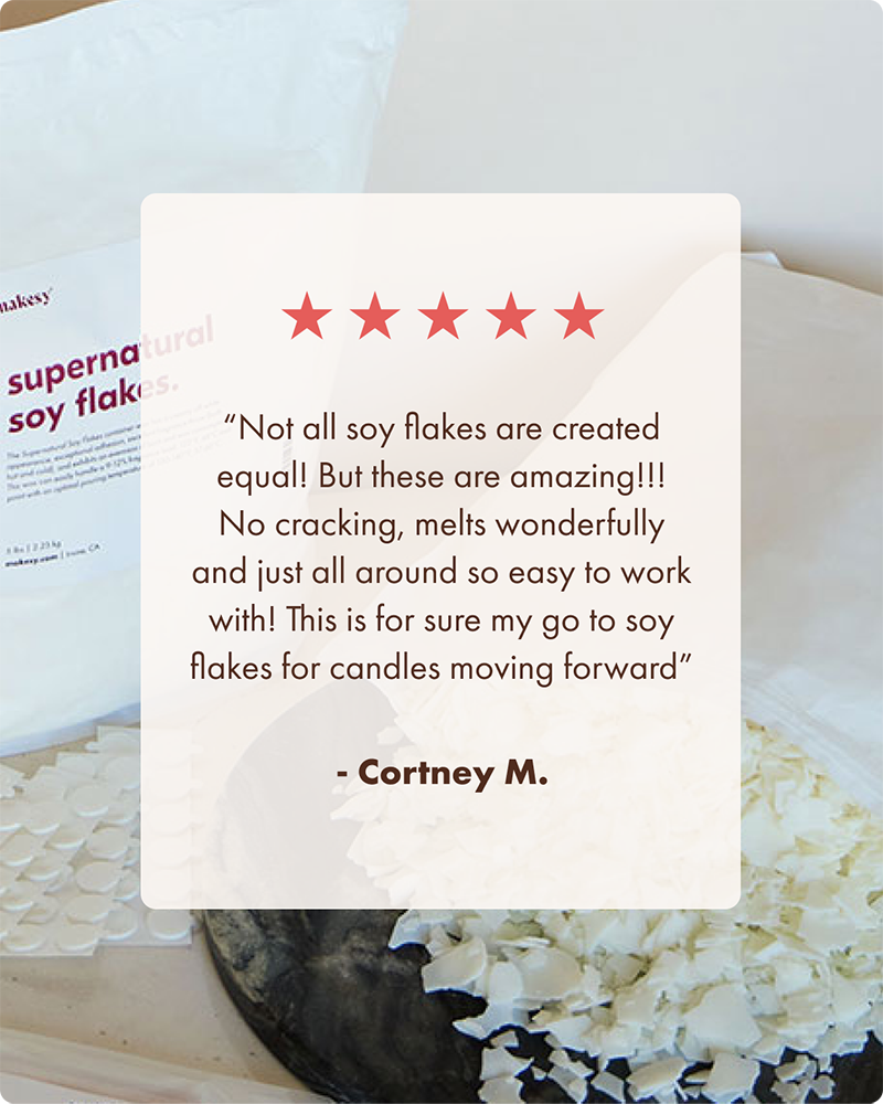 supernatural soy flakes™ candle wax – makesy®, view 3