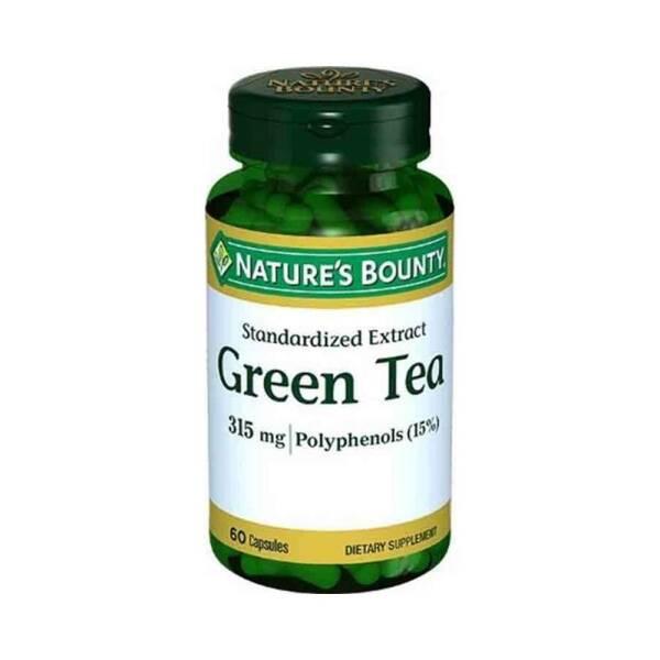 Nature's Bounty Green Tea Supplement 315mg - Antioxidant Support Dietary Supplement for Health-Conscious Individuals