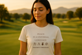 Tristan’s Treehouse Peace is a Universal Language – T Shirt — main product shot