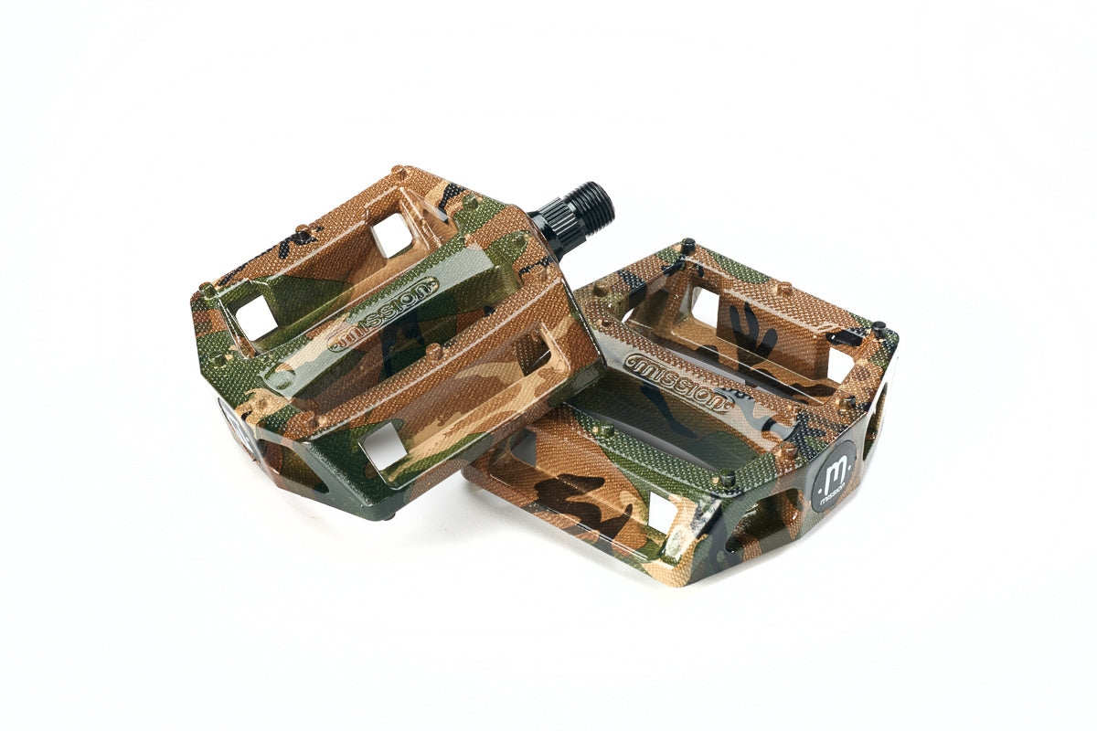 Mission BMX Impulse PC Pedals - Camo