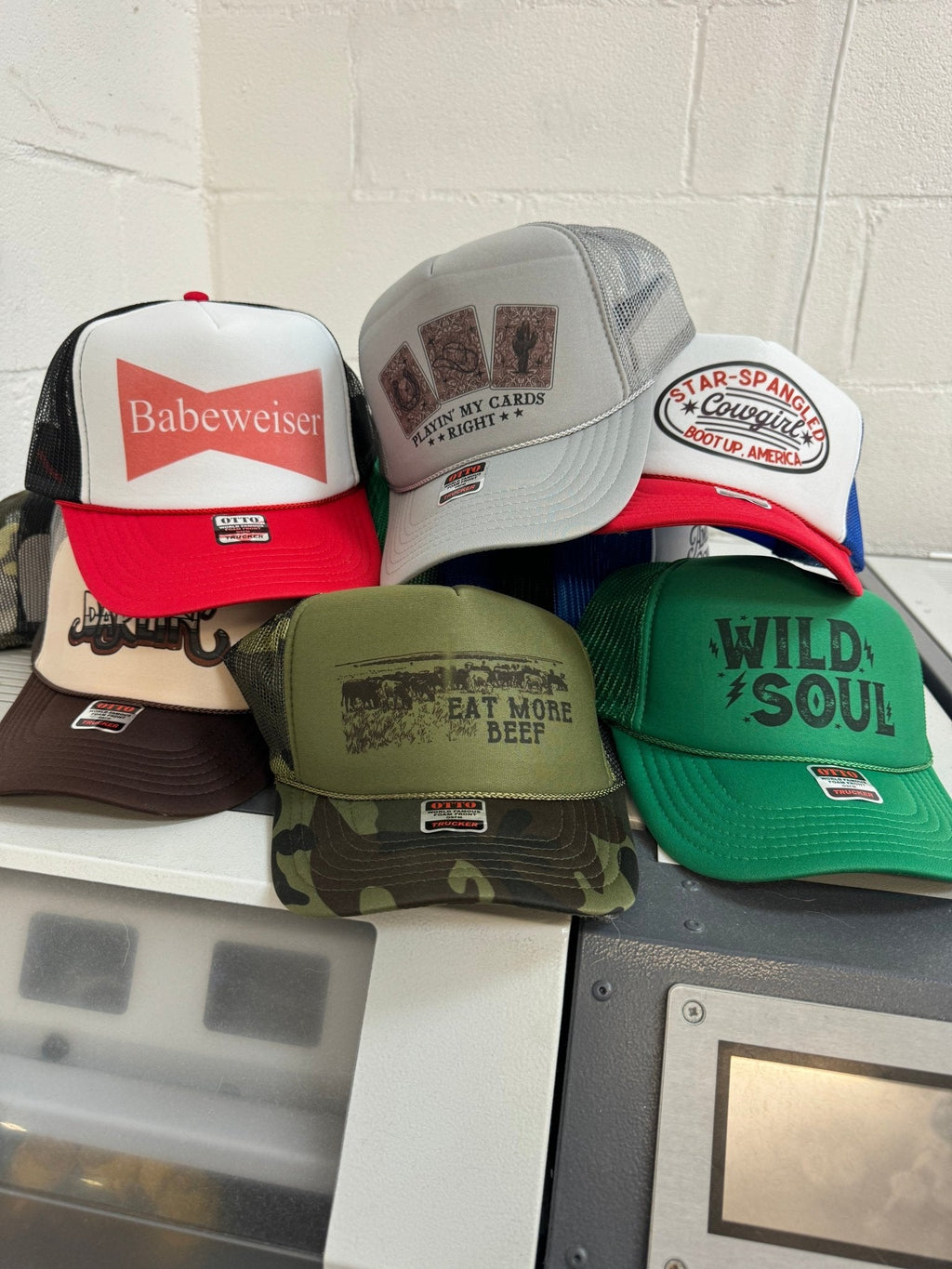 Wild Junkie Perfectly Imperfect Trucker Hats — main product shot