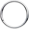 BodyCandy 16G 1/2 Solid G23 Implant Grade Titanium Hinged Segment Ring — main product shot
