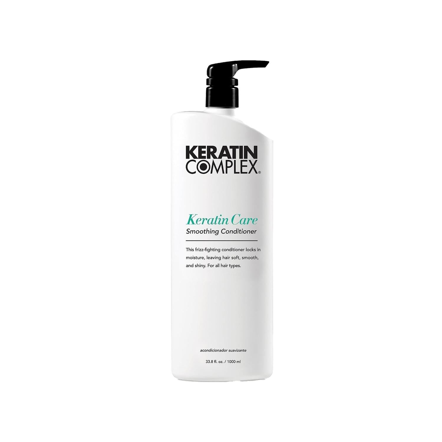 Keratin Complex Keratin Care Smoothing Hair Cream 1000ml - Nourishes & Smooths Frizzy Hair