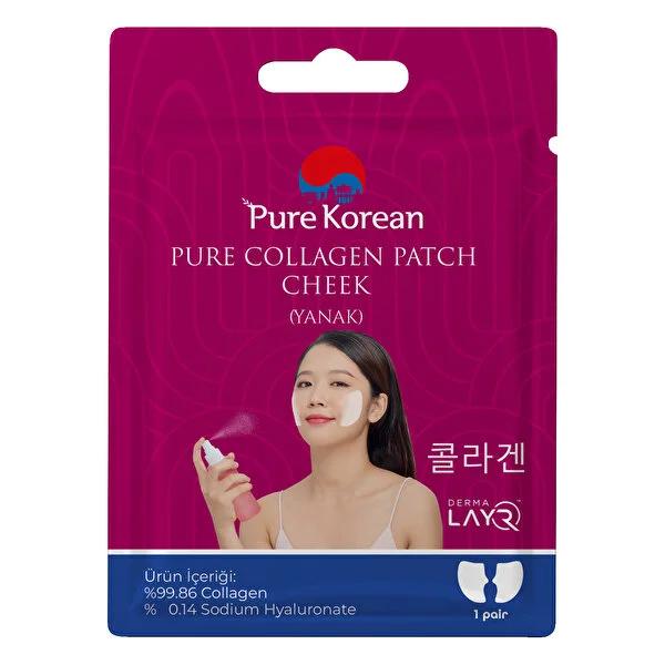 Pure Korean Collagen Patch Cheek (Yanak) - Anti-aging Collagen Face Treatment for Wrinkle Reduction