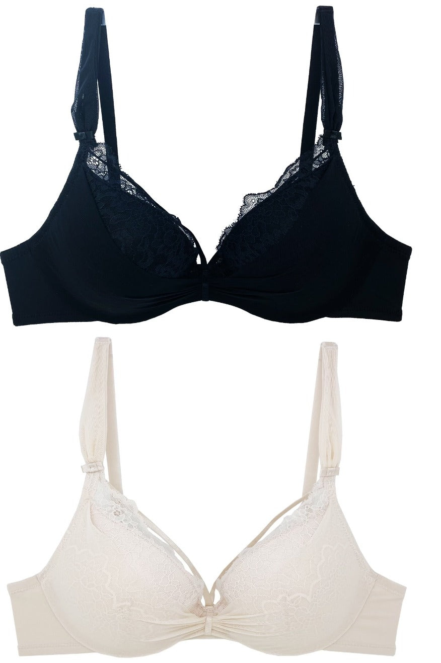 Pretty Little Patriot Pretty Little Patriot The Jackie-O Lace Bra -clearance — construction detail
