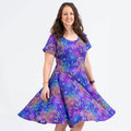Princess Awesome & Boy Wonder Adult "Pi-rotechnics" Pi Fireworks Super Twirler Dress with Pockets — main product shot