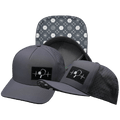 The Heartbeat Brand Pickleball Trucker Hat — Charcoal Gray — main product shot