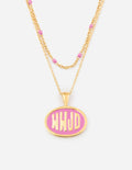 Elevated Faith Pink WWJD Necklace Set — main product shot