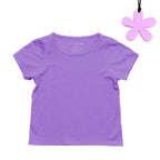 ParkerandTalia The Everday Sensory Friendly Peri Tee w Chewy Necklace-- *actual chewy necklace design may vary, but — sensory-friendly tee