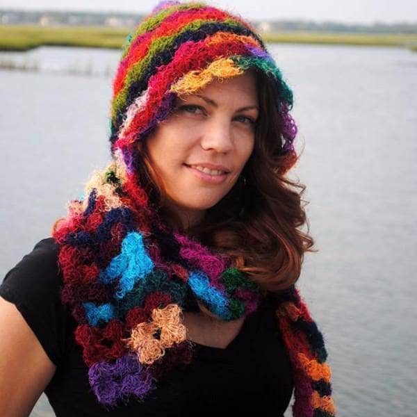 Darn Good Yarn Darn Good Yarn Pixie Hood Kit — main product shot