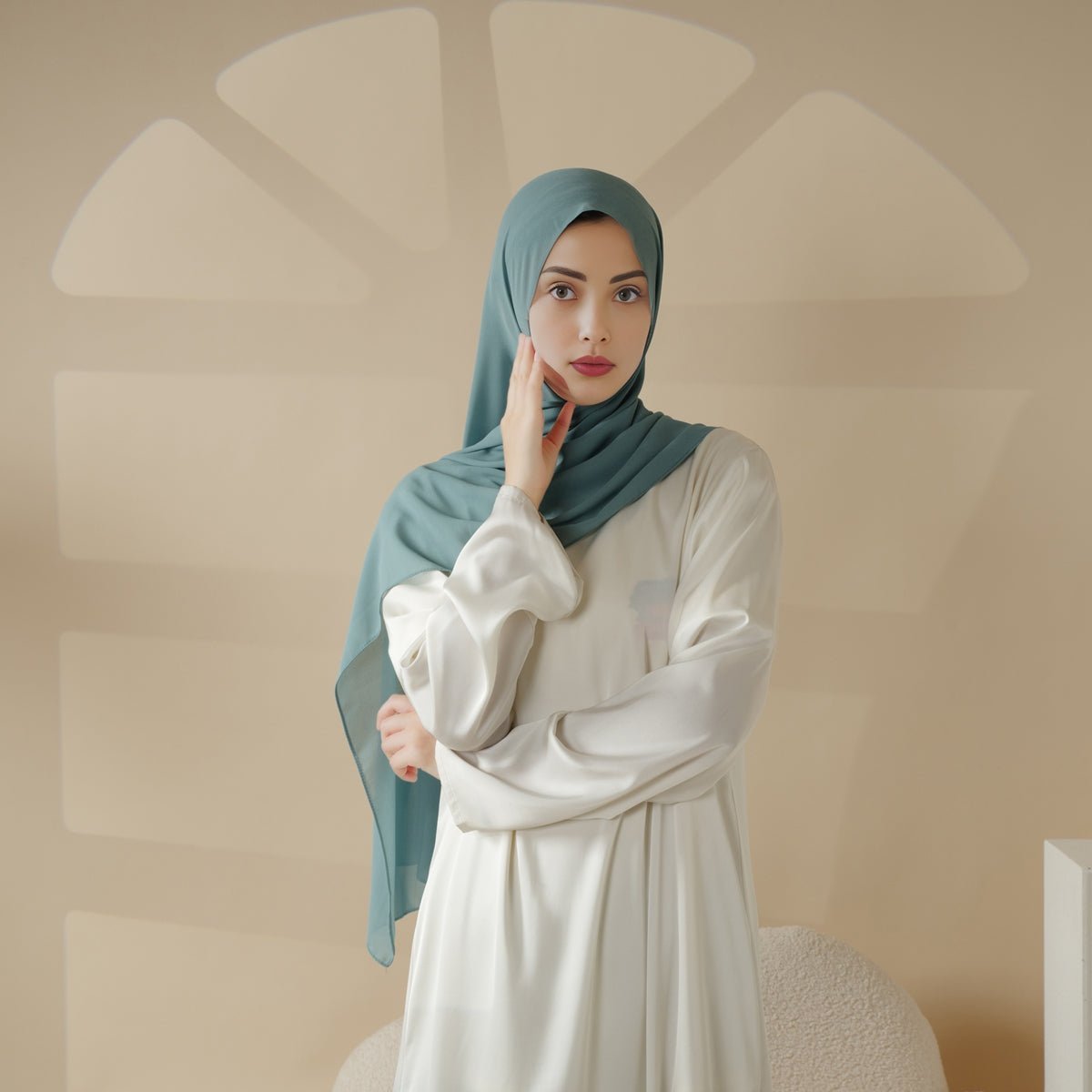Mariam's Collection Plain Chiffon Shawl, Extra Fine Chiffon Hijab (MH067) — main product shot