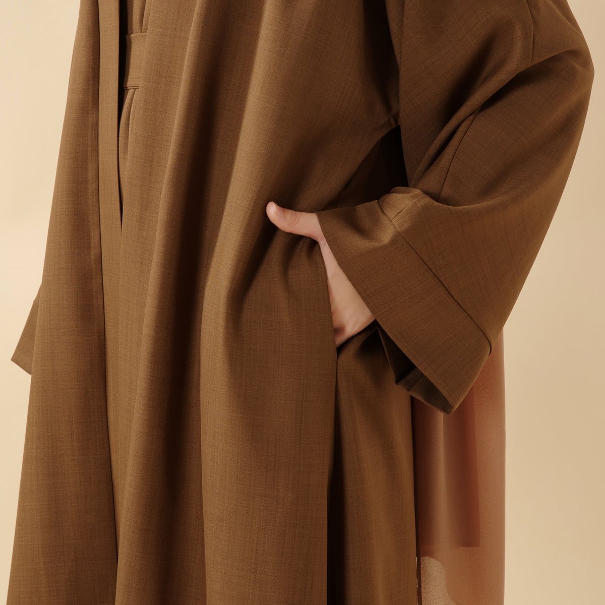 Mariam's Collection Mariam's Collection Plain Linen Abaya 3-Piece Set (MOA016) — product category context