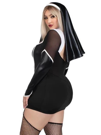 Plus Size Holy Hottie Nun Costume