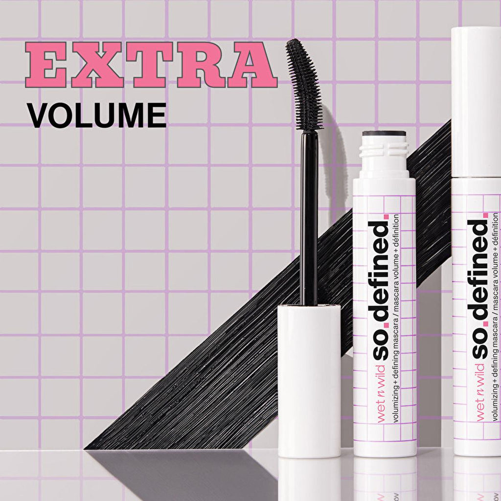 wet n wild Mega So Define Volumizing Mascara: Dramatic Volume, Definition & Vitamin E for Lash Health