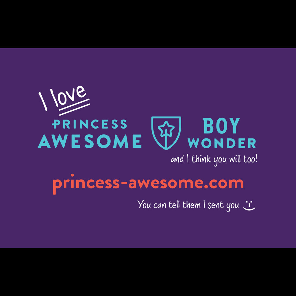 Princess Awesome & Boy Wonder Pocket Promotions - pack of 10 cards — main product shot