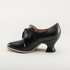 American Duchess Pompadour 18th Century Leather Shoes (Black) — color variant