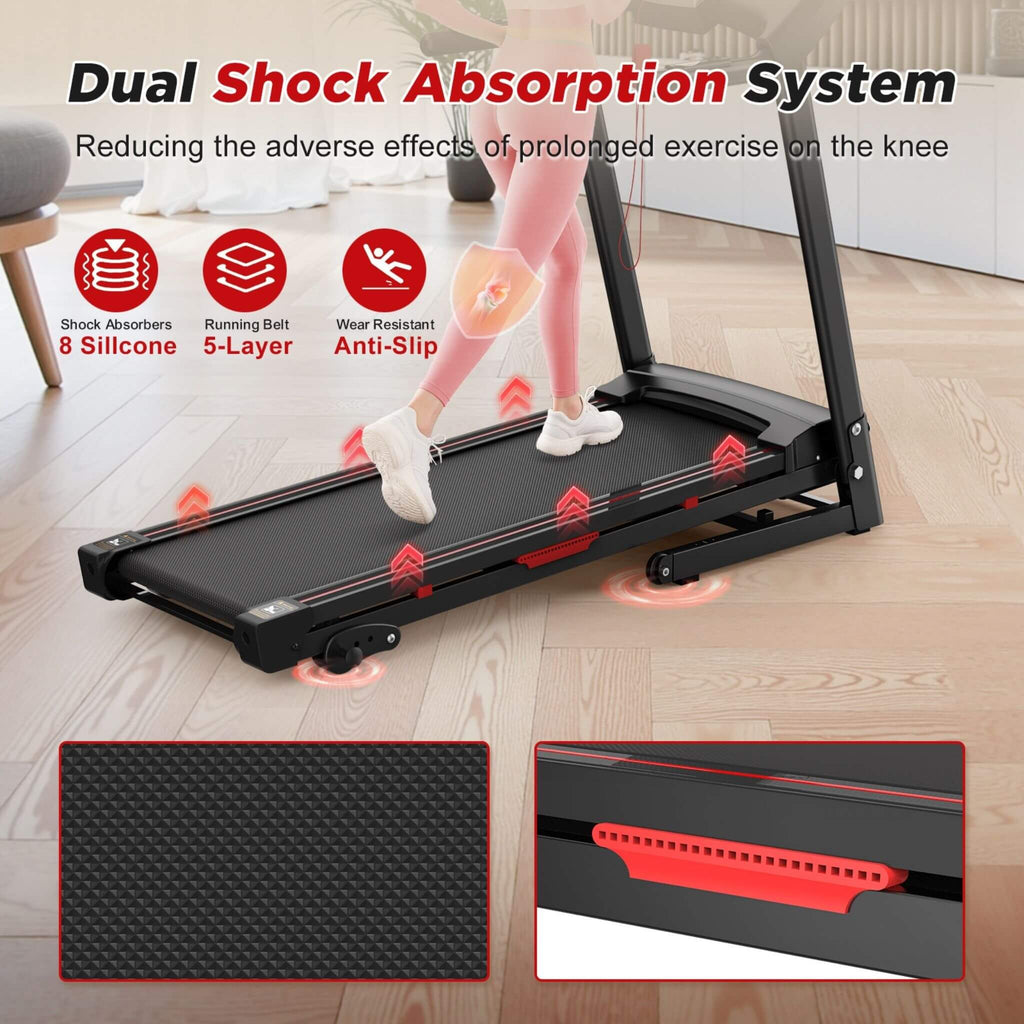 Rovix Portable 3.5HP Space Saving Folding Treadmill W/ Incline & 12 Preset Programs (SAK29735) – SAKSBY WHOLESALE, view 12