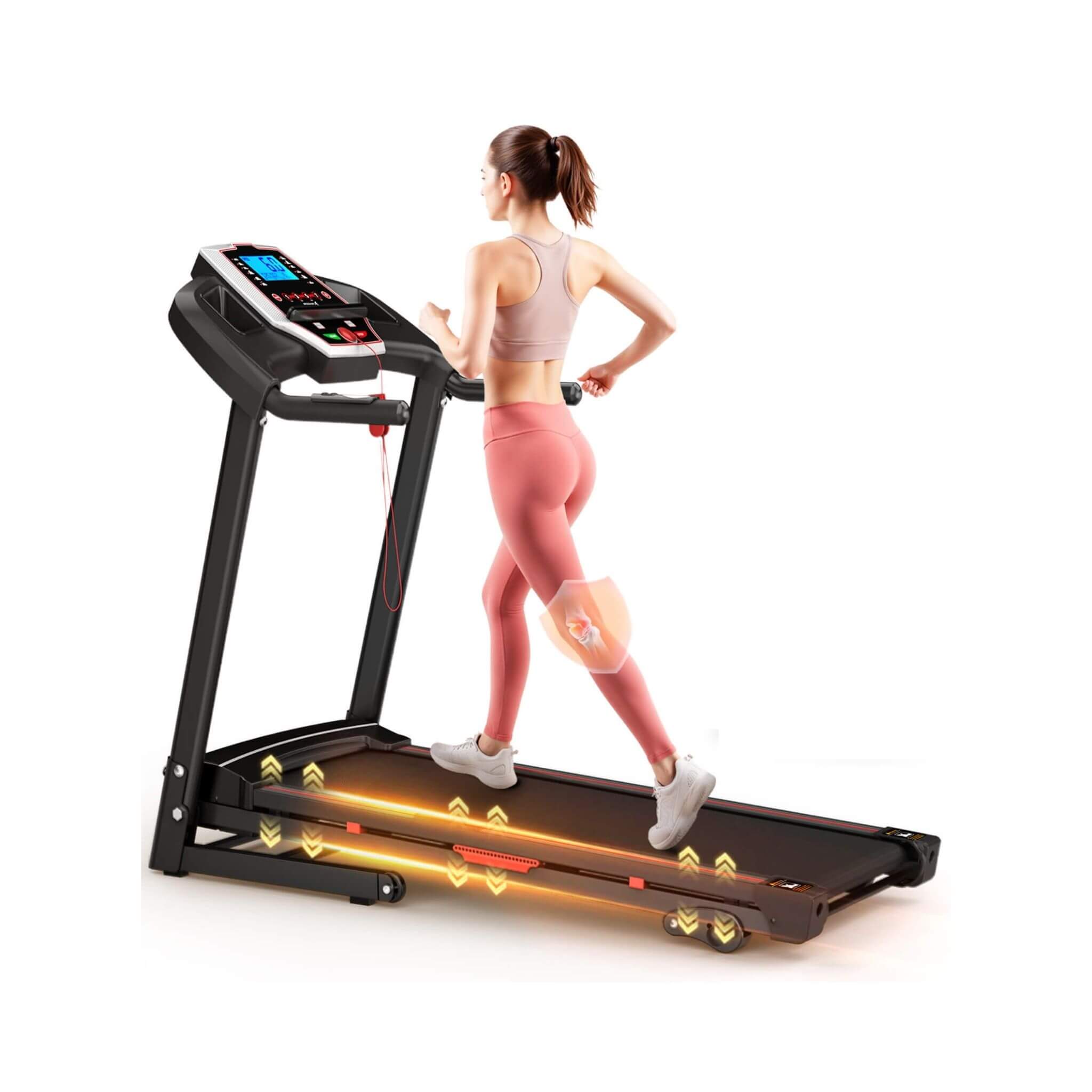 Rovix Portable 3.5HP Space Saving Folding Treadmill W/ Incline & 12 Preset Programs (SAK29735) – SAKSBY WHOLESALE