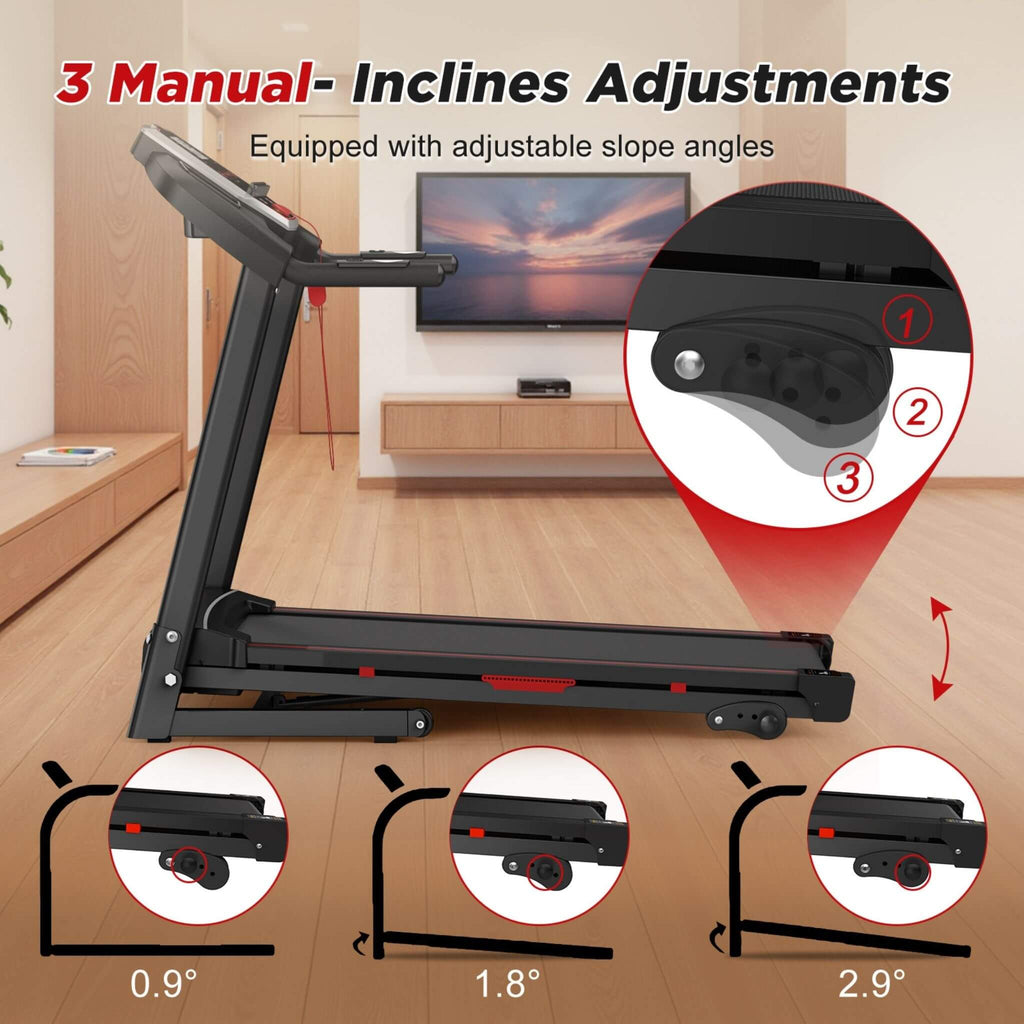 Rovix Portable 3.5HP Space Saving Folding Treadmill W/ Incline & 12 Preset Programs (SAK29735) – SAKSBY WHOLESALE, view 8