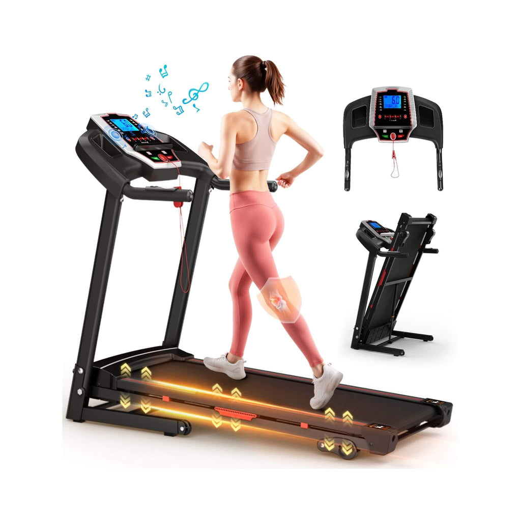 Rovix Portable 3.5HP Space Saving Folding Treadmill W/ Incline & 12 Preset Programs (SAK29735) – SAKSBY WHOLESALE, view 3