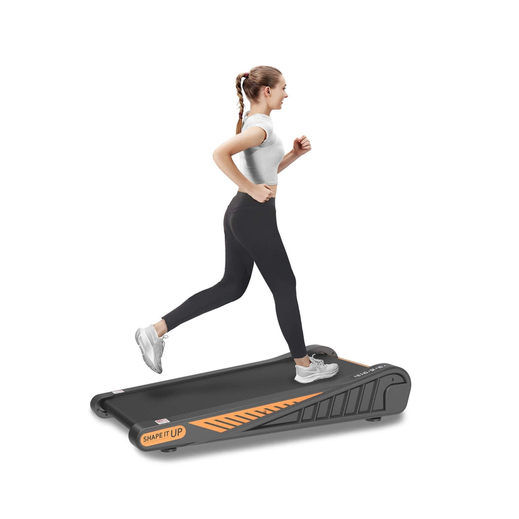 Rovix Portable Compact 2HP Under Desk Treadmill With Safety Key And Wheels for Home And Office Workouts (SAK72810) – SAKSBY W