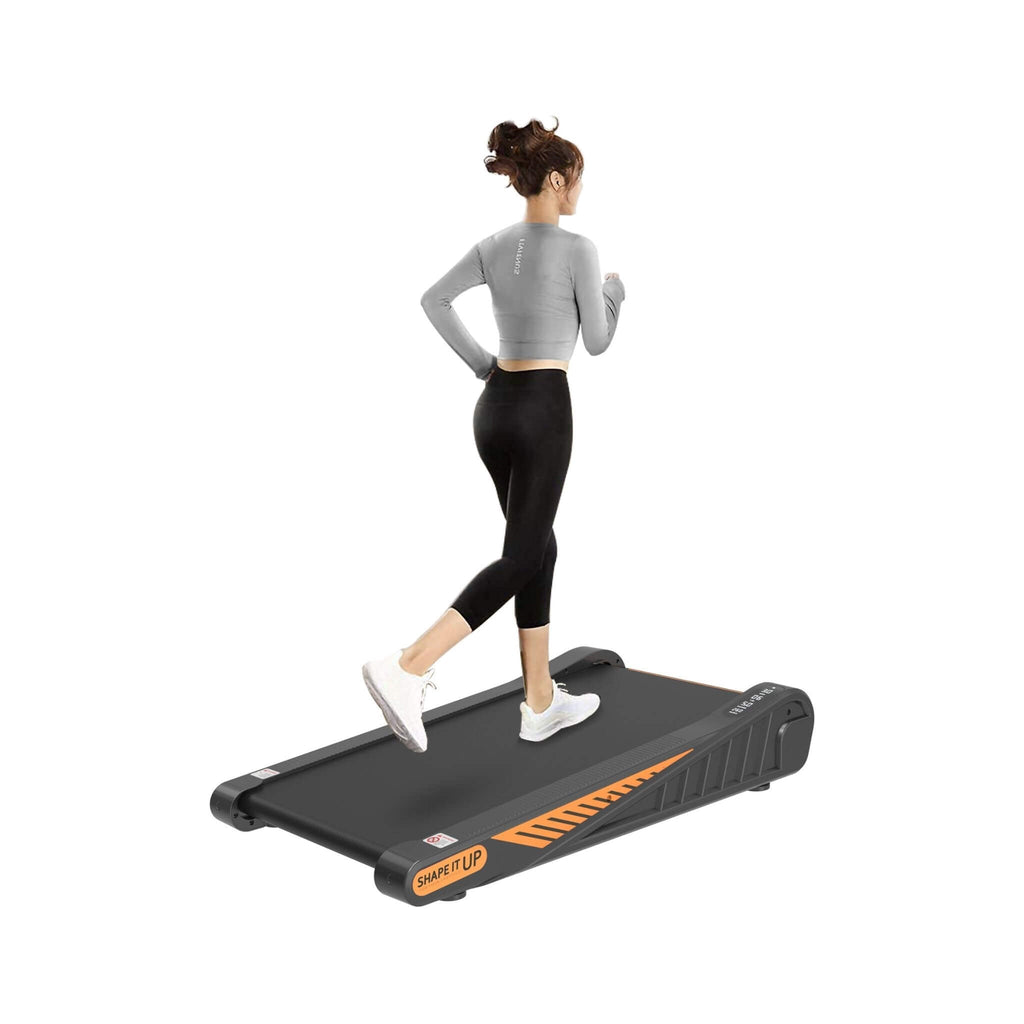 Rovix Portable Compact 2HP Under Desk Treadmill With Safety Key And Wheels for Home And Office Workouts (SAK72810) – SAKSBY W