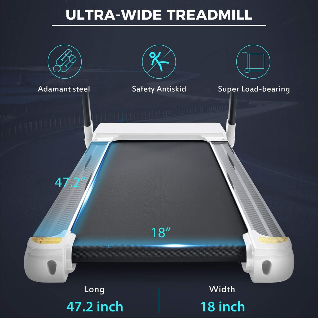 Rovix Portable Compact Home Cardio Fitness Treadmill With 3.5HP Electric Motor & Bluetooth Speakers (SAK32416) – SAKSBY WHOLE
