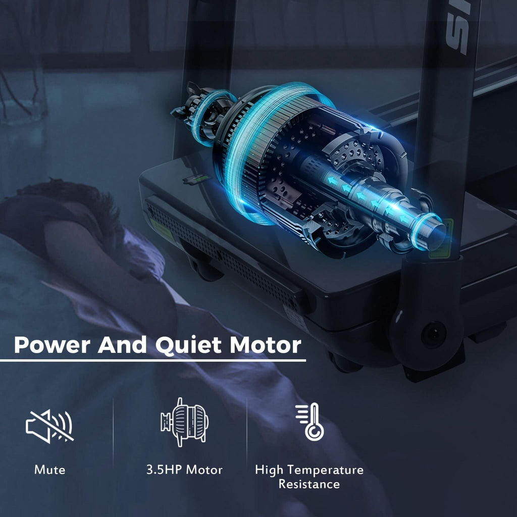 Rovix Portable Compact Home Cardio Fitness Treadmill With 3.5HP Electric Motor & Bluetooth Speakers (SAK32416) – SAKSBY WHOLE