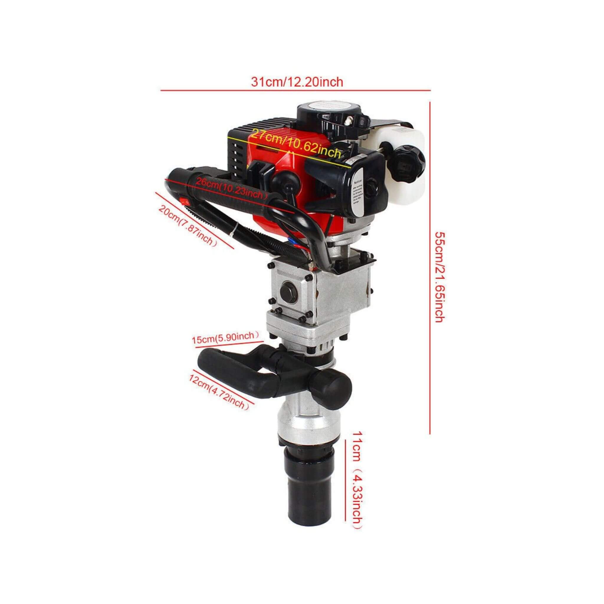 Portable 1.2HP Gas Powered Hydraulic Post Pounder Hole Driver (SAK92147) – SAKSBY WHOLESALE, view 9