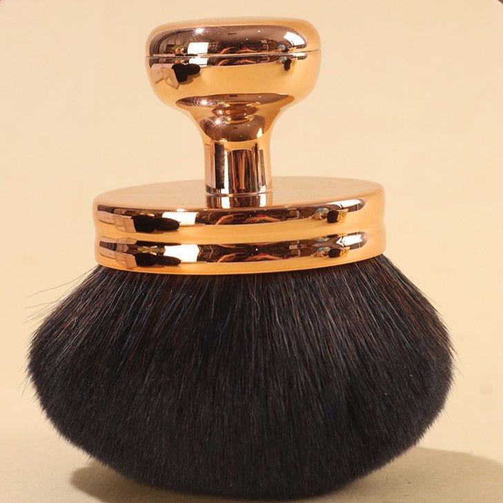 Mariam's Collection Portable Multi-Use Mushroom Head Powder & Blush Brush (MMU040) — construction detail