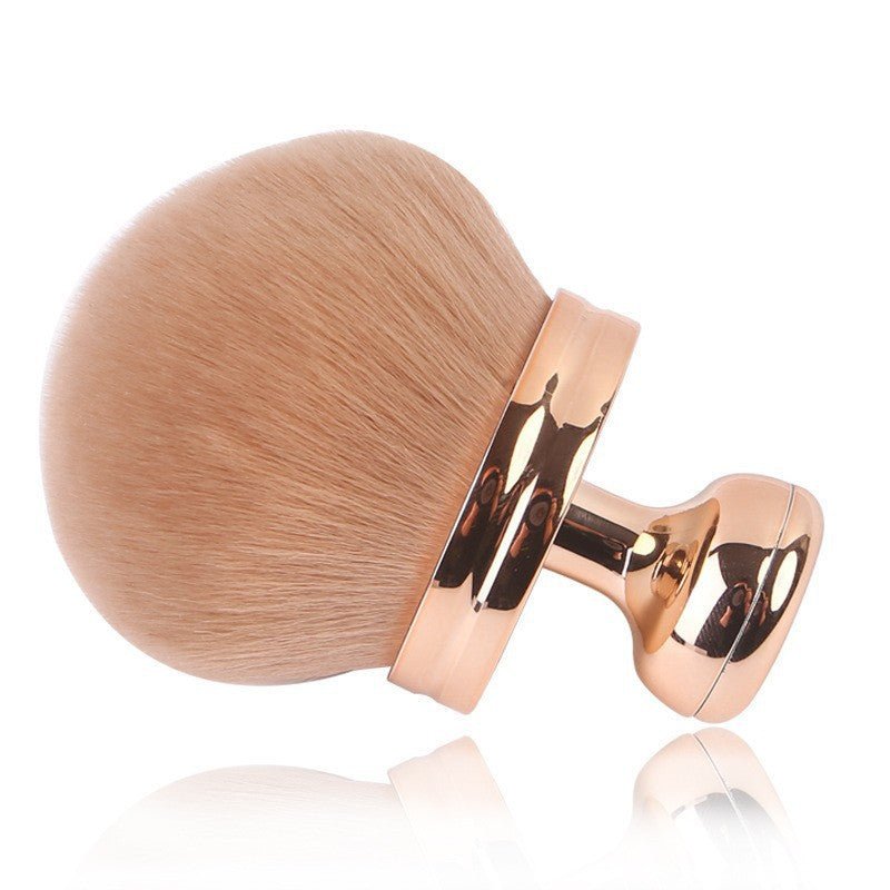 Mariam's Collection Portable Multi-Use Mushroom Head Powder & Blush Brush (MMU040) — comparison shot