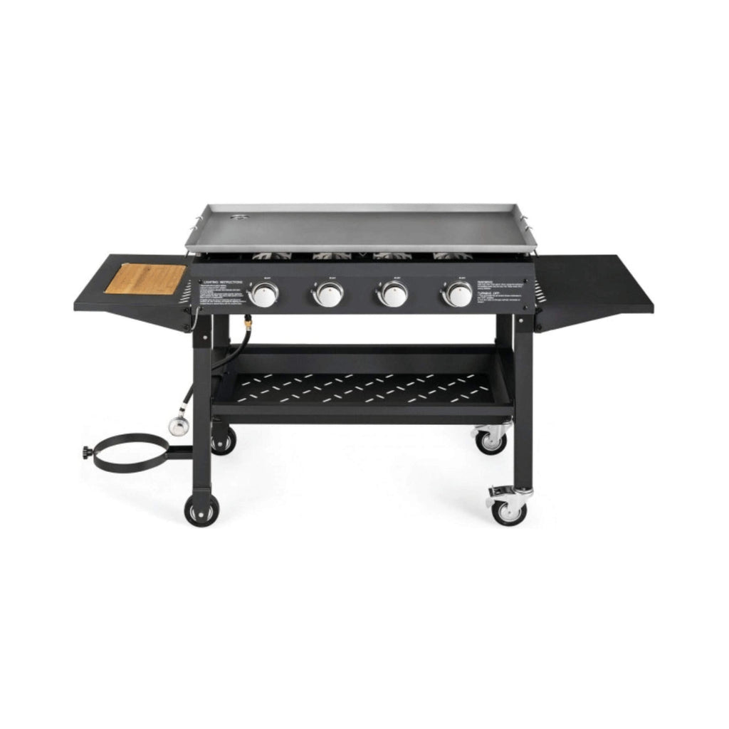 Portable Outdoor 4 Burner Propane Flat Top Gas Grill W/ Wheels, 60K BTU (SAK66104) – SAKSBY WHOLESALE, view 3