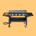 Portable Outdoor 4 Burner Propane Flat Top Gas Grill W/ Wheels, 60K BTU (SAK66104) – SAKSBY WHOLESALE