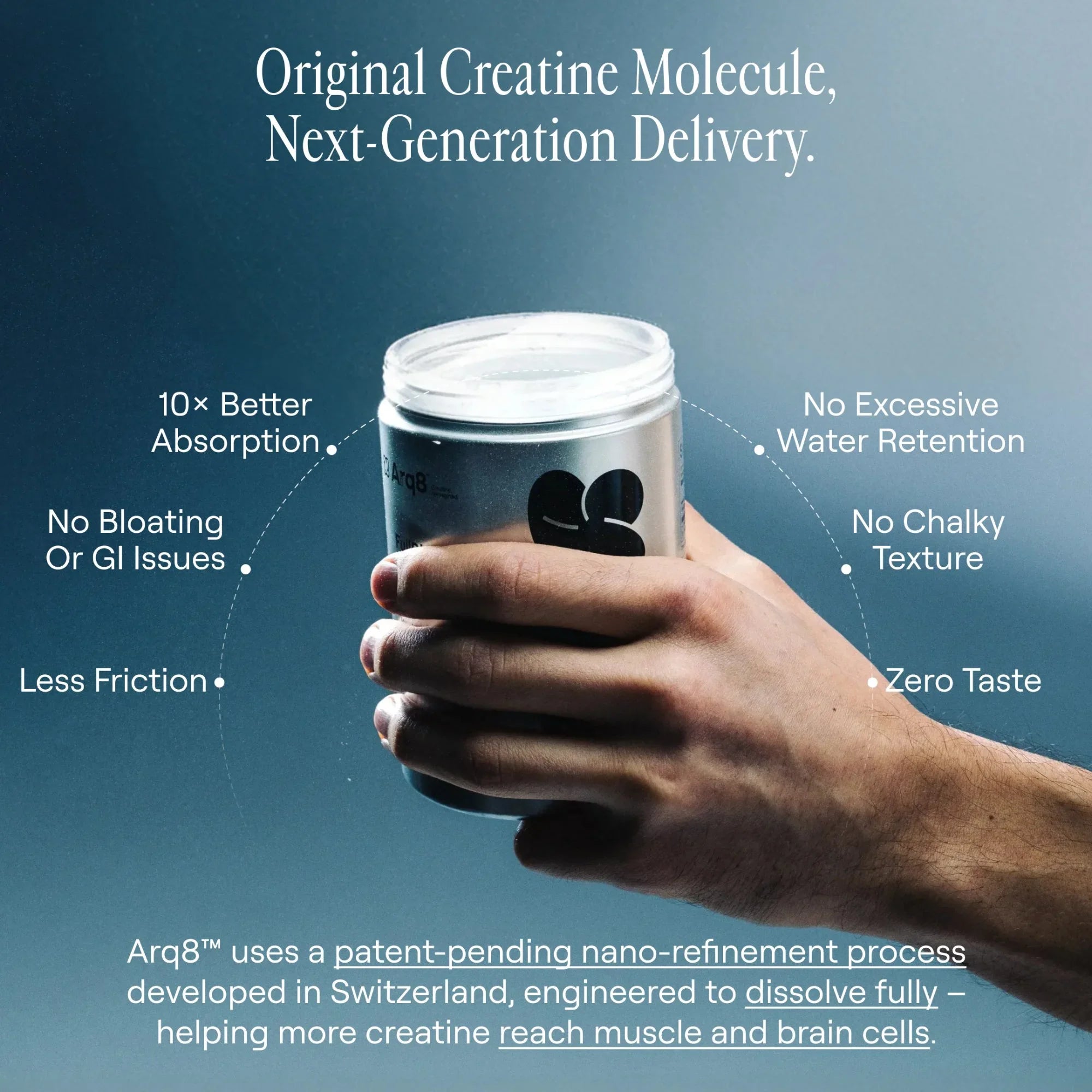 Arq8™ Creatine Monohydrate Powder, view 4