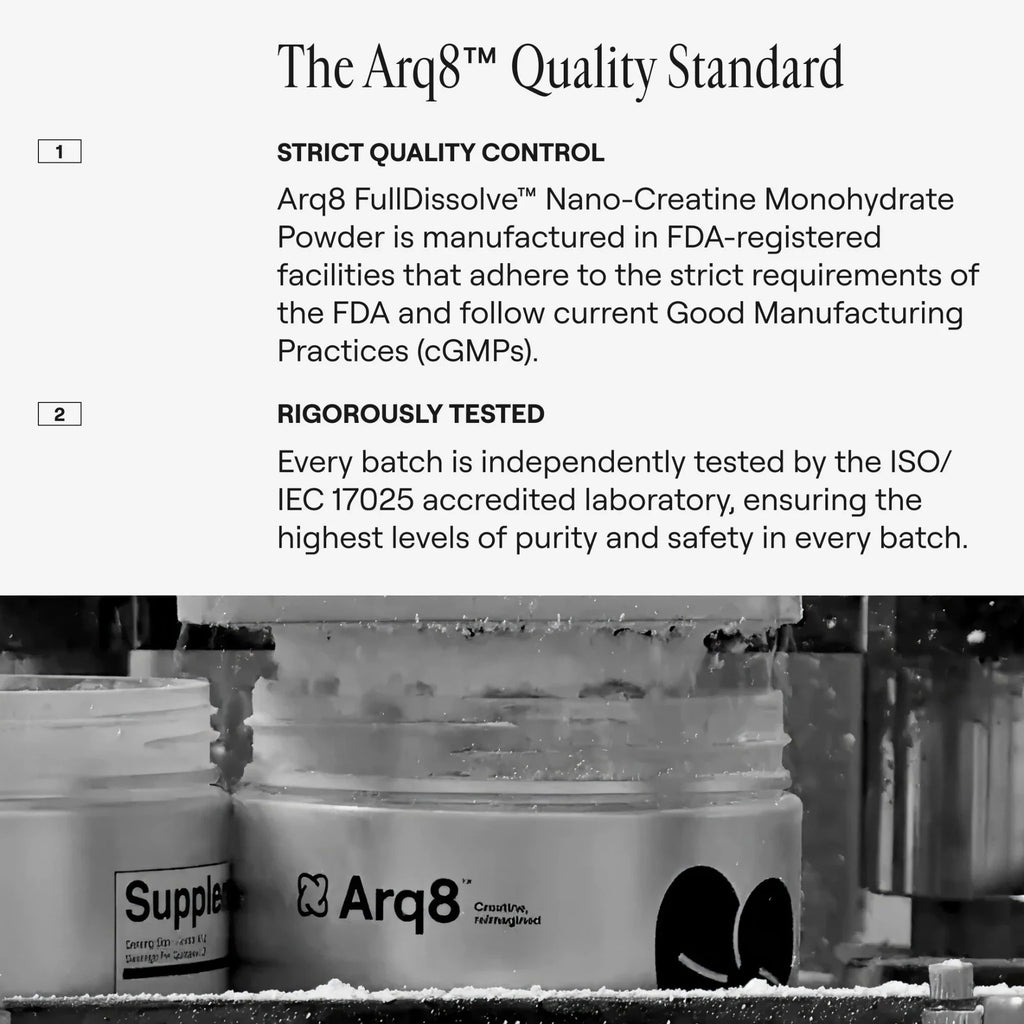 Arq8™ Creatine Monohydrate Powder, view 6