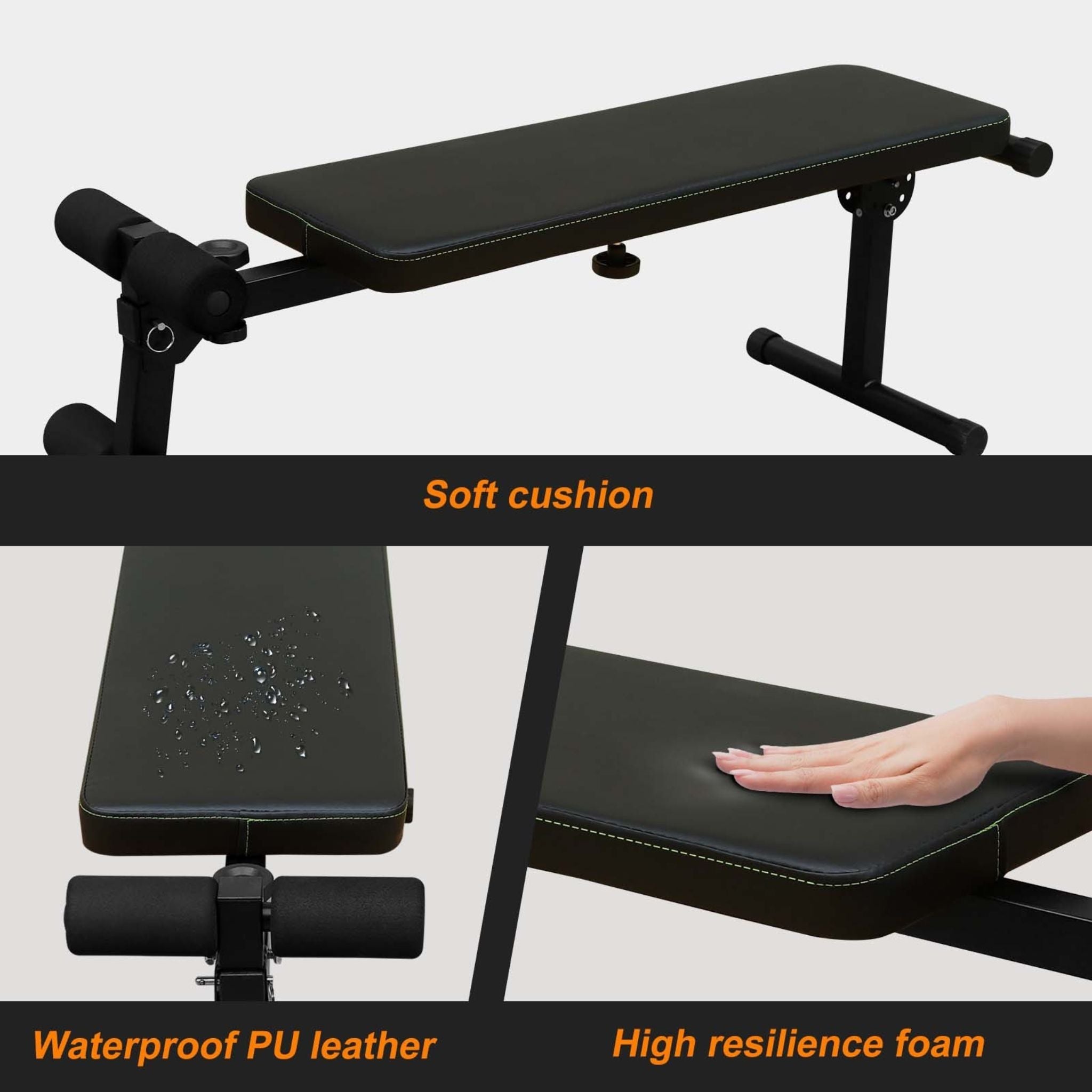 Rovix Power Tower Heavy-Duty Multi-Functional Dip Station With Bench, Pull Up Bar, And Adjustable Height For Home Gyms (SAK64