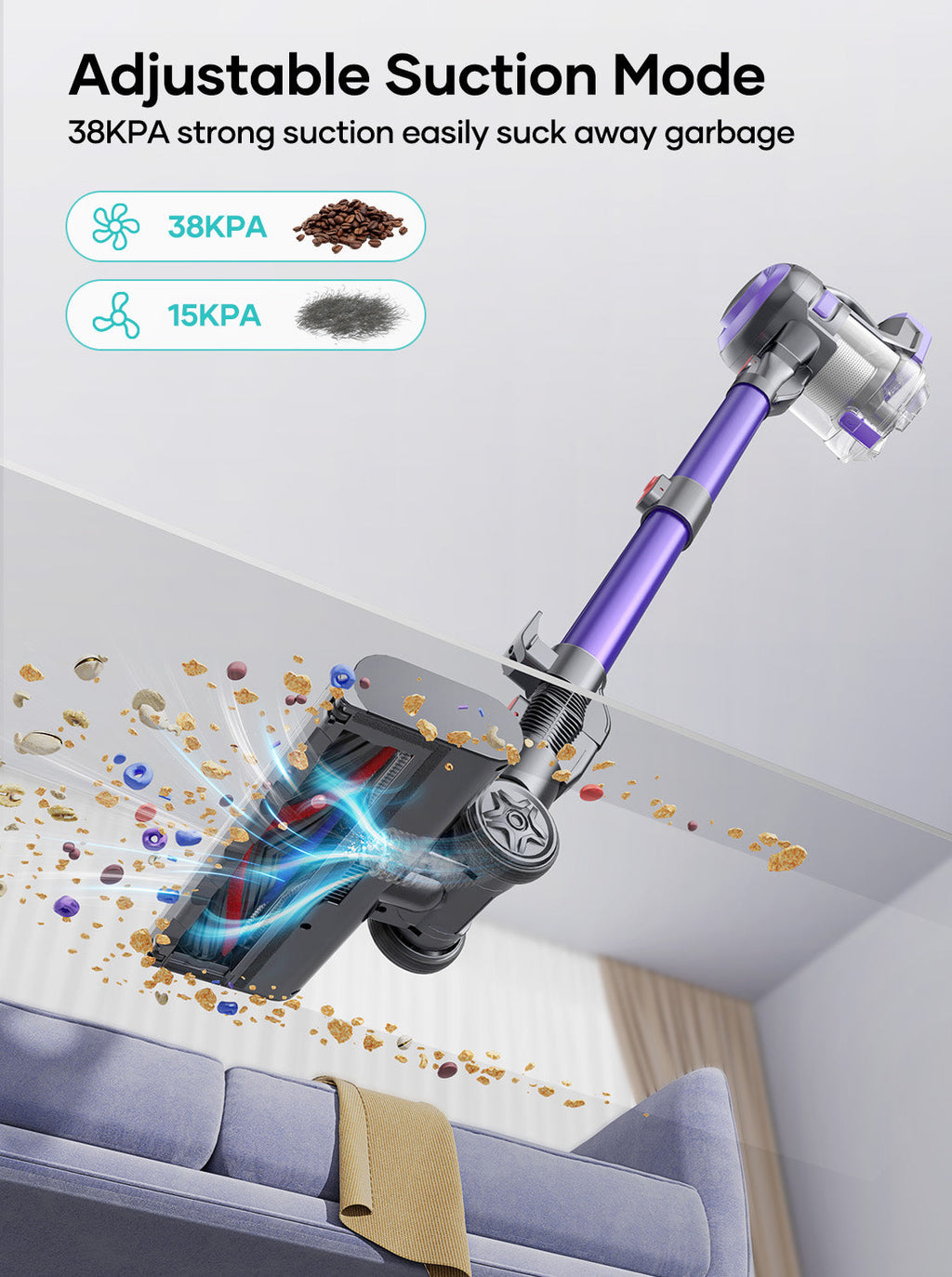 Honiture Y10 Cordless Vacuum Cleaning Bundle, view 10