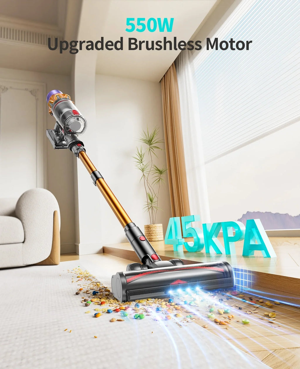 【Top-Rated】Honiture X7 Cordless Vacuum, view 3