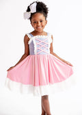Rapunzel Ruffle - Girls Hugs Twirl Dress — bamboo kids clothing by Charlie's Project Kids