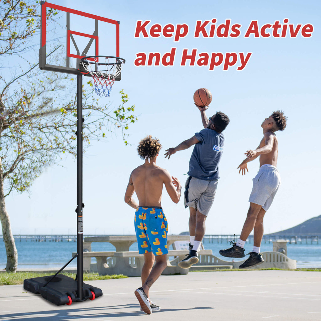 Premium 10FT Outdoor Portable Adjustable Basketball Hoop With Wheels (SAK31961) – SAKSBY WHOLESALE, view 3