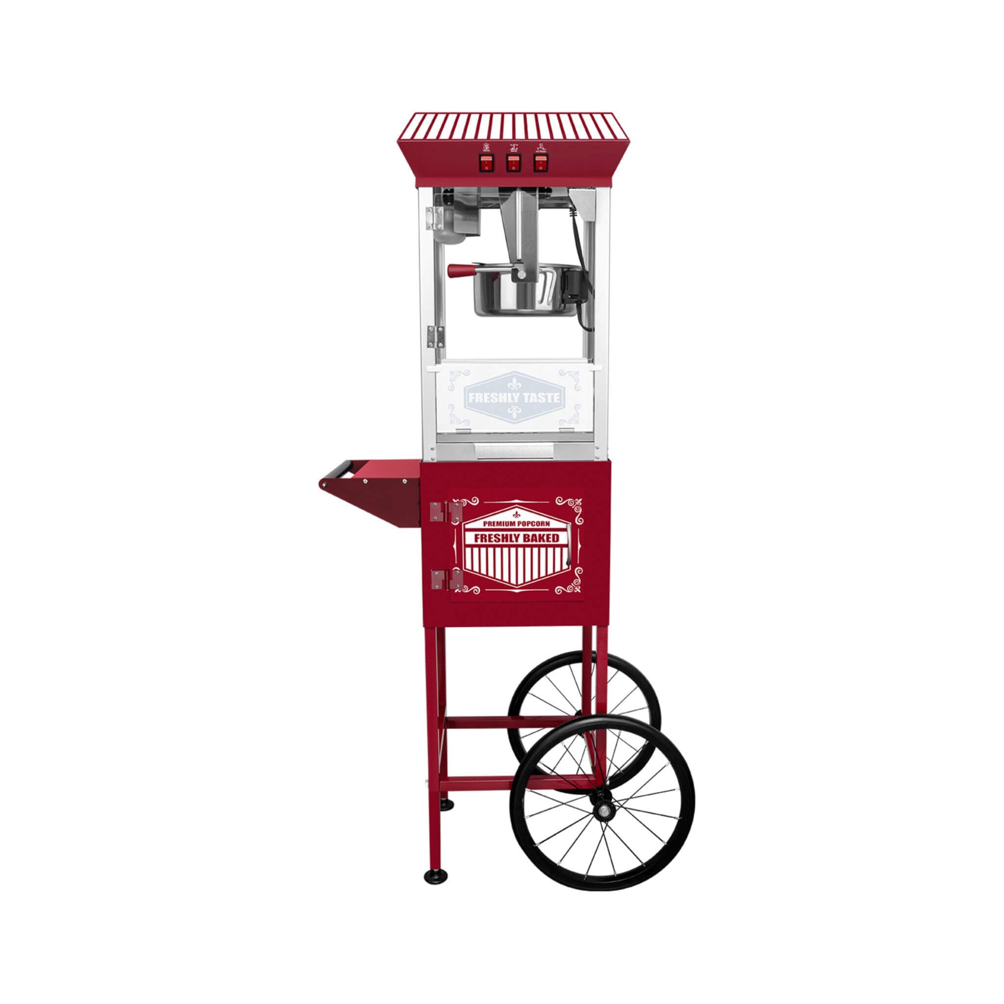 Premium 12-Ounce Movie Theater-Style Popcorn Machine With Cart (SAK84156) – SAKSBY WHOLESALE