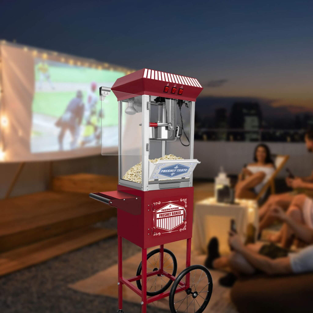 Premium 12-Ounce Movie Theater-Style Popcorn Machine With Cart (SAK84156) – SAKSBY WHOLESALE, view 6