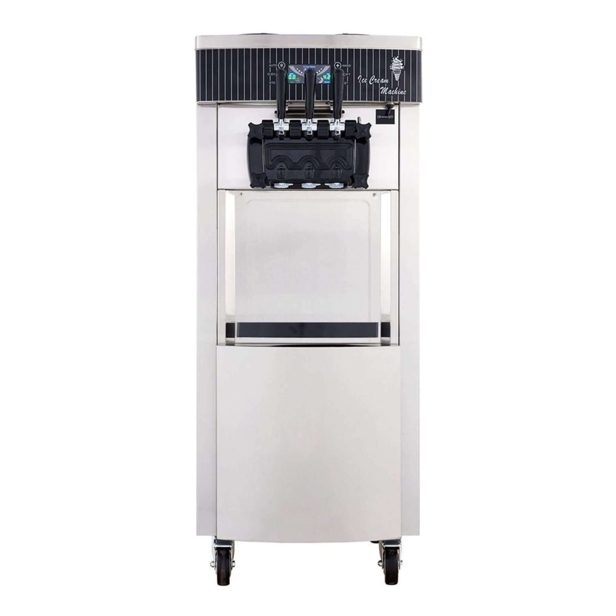 Premium 3-Flavors 20-28L/H Commercial Soft Serve Yogurt Ice Cream Machine Maker (SAK97524) – SAKSBY WHOLESALE